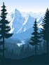 FILASLFT Diamond Painting Kits for Adults,Mountain Diamond Art Kits,Paint with Diamonds Round for Gift,Abstract Landscape Painting Wall Decor(Fore...