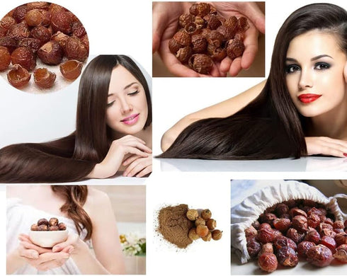 AnNafi® Reetha | Organic Soap Nuts | Aritha/Areetha/Kunkudukaialu | Sapindus used for making Reetha Powder, Ritha Shampoo, Oil | Natural Hair Care...