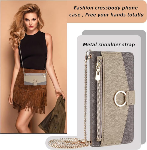 Asuwish Phone Case for iPhone 11 6.1 Wallet Cover with Screen Protector and Mirror Flip Cover Ring Card Holder Crossbody Strap Stand Cell iphone11...