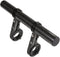 Bike Handlebar Extender Double Handlebar Extension Carbon Fiber Mount Holder with Aluminum Alloy Braket Space Saver (DBlack)...