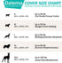 Dog Bed Cover 20Lx15Wx3H Inch.Waterproof Heavy Duty Durable Oxford Dog Bed Replacement Covers with Zipper.Washable Removable Pet Bed Mattress Prot...