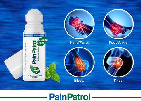 PainPatrol, Pain Relief Gel, Cooling Gel w 8.5% Menthol, 3 oz Roll-on for Muscle Pain, Joint & Back Pain, Topical Analgesic, Fast Acting, Long Las...