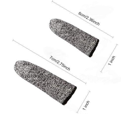 40 PCS Finger Cots Cut Resistant Protector, Finger Covers for Cuts, Gloves Life Extender, Cut Resistant Finger Protectors for Kitchen, Work, Sculp...