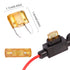 2 Pack Mini Blade Fuse Holder 18 Gauge Waterproof Pigtail Inline Fuse Holder with 5A ATM Fuses...