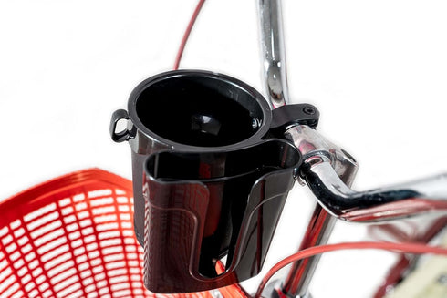Bike Cup Holder Handlebar Cruiser with Cell Phone Holder Key Holder for Bicycle Motorcycle Scooter Boat Black...