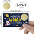 Space Theme Party Scratch Off Game Cards?32 PCS?Baby Shower Games Vouchers Festive Raffle Tickets Class Reunion Scratch Off Game Cards Christmas T...