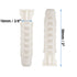 Concrete Wall Anchors for TV Wall Mount Installation Suitable for Concrete Wall or Brick Wall Installation Plastic Anchor Bolts 10X50mm White 6pcs...
