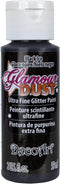 DecoArt 2 oz Black Ice Glamour Dust Glitter Paint, Multicolor...