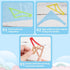 OLYCRAFT 5Pcs 5 Sizes Dog Bandana Sewing Template Set Small Reversible Sewing Quilting Acrylic Quilting Template Stencil Template Cutting Ruler fo...