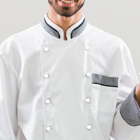 Chef Suit Buttons 100 Pcs Ball Plastic Buttons Chef Coat Stud Button Round Movable Jacket Chef Button for Chef Coat Uniform Jackets White Plastic ...