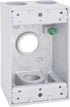 Sigma Electric, White Sigma Engineered Solutions, 14251WH 1/2-Inch 4 Hole 1-Gang Box, No Size...