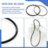 Hydraulic Log Splitter Cylinder Rebuild Seal Kit for 4.0"Bore x 1.75" Rod Cylinder, Huskee Log Splitter Parts Hydraulic Cylinder Rebuild Kit (Pack...