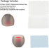 Earbud Tips Soft and Comfortable Silicone Earbud Tips Ear Bud Replacement Pieces Silicone Fit Most in-Ear Headphones?Inner Hole 3.8mm -5.5mm?18 Pa...