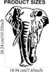 Elephant Stencil 11.7×8.3inch Large Forest Animals Painting Stencil with Paint Brush Reusable Jungle Animal Drawing Templates for Wood Canvas Pape...