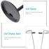 jojofuny Doll Stands for 12- inch Dolls, 2pcs Black Action Figure Stand Portable Fashion Dolls Organizer Display Bracket Doll Holder for Home Deco...