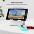 SAIJI Adjustable Tablet Stand Holder Portable Foldable Desktop Stand Dock Compatible for iPad, iPhone, Nintendo Switch, Samsung Galaxy and Kindle ...