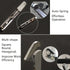 Mini Wrench 4 Inch Adjustable Plumbing Wrench Multi-Shape Adaptation Plumbing Grips Clamp Repair Hand Tool Black...