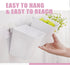 6 Pack Hanging Cup Holder Rolling Cart Organizer Accessories Trolley Basket Storage Hanging Bucket Hanging Container for Kids...