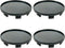 59mm Wheel Center Caps Rim Hub Center Covers Replacement 54mm Lug to Lug (Black) - 4Pcs...
