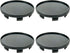 59mm Wheel Center Caps Rim Hub Center Covers Replacement 54mm Lug to Lug (Black) - 4Pcs...