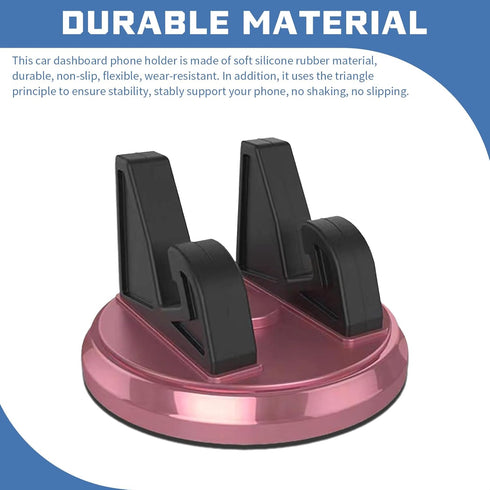 1 PC Car Dashboard Cell Phone Holder for Navigation, 360 Degree Rotatable Metal Vehicle Phone Mount Replacement, Universal Automotive Smartphones ...