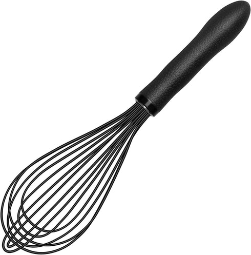 Silicone Whisk,Kitchen Silicone Whisks for Cooking Non Scratch,Wisking Tool Metal Wire Stainless Steel Whisk Egg Bread Silicone Wisk,Small Mini He...