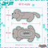 Plush Dog Toy Style Anime Yuri on Ice Tissue Holder Tissue Box Cartoon Tissue Cover Paper Holder Napkin Box Paper Storage Box Tissue Tray Paper Co...