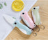 Ceramic Paring Knife, Pocket Knife Folding Knife, Super Sharp Blade only 2.3 inch, Fruit Peeling Vegetable Cutting, Easy-to-Carry (Blue)...