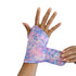 2-pack Stylish Compression Wrist Wraps and Carpal Tunnel Wrist Brace for Women for Fitness, Exercise, Arthritis Pain Relief, Weightlifting, Tendon...