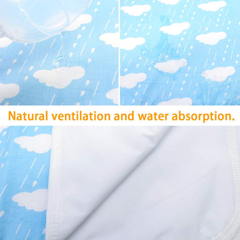 3 Pack Diaper Changing Pad, Maveek Portable Toddler Diaper Changing Pad Waterproof Baby Change Mats Premium Change Pad Liner Bed Pad Play Mat(Gree...