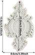 Baroque Style Clock Silicone Mold Curlicues Scroll Lace Fondant Molds Clock Chocolate Candy Mold Filigree Mold 3D Sculpted For Sugar Cake Decorati...