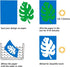 gyepin 80 Sheets Sun Print Paper Kit A5 Cyanotype Paper High Sensitive Sun Art Paper Nature Printing Paper Solar Drawing Paper for Kids Adults Art...