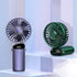 Portable Handheld Fan, USB Rechargeable Personal Fan, 4800mAh, 90° Foldable Mini Desk Fan with Led Digital Display, 5 Speeds Multi-Function Fan fo...
