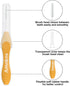 Amakos 50 Pcs Interdental Brushes, Soft Bristled Dental Picks for Plaque Removal Health Braces Brush (1.2mm)...