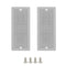 LeMotech 2pc Junction Box Mounting Plate ABS Plastic Internal Panel w/Screws for Installation on Electrical Box with Latches 6.81"x2.91"...