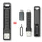 Lever Gear CableKit - Key Chain Charging Cable Compatible with Apple iPhone. Keychain Charger Cord + Micro USB Adapter or USB C Adapter, SIM Card ...