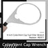 8 Inch Colar/Vent Cap Fuel Filter Wrench for 380134 382 Compatible with Detroit Diesel Truck Engines Cummins Engines, Davco 382 Filter Wrench Silv...
