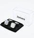 Silver Natural Mother of Pearl Cufflinks for Men Women In Gift Case Square Men's Cufflinks Jewelry Set for Wedding Party Anniversary Business Even...