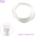 DMiotech 2.5mmx4mm Pneumatic Tubing, 4 Meters/13.1ft Air Compressor PU Line Hose Tube for Water Fluid Transfer, Transparent...