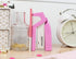 Bostitch Office InCourage Spring-Powered Compact Stapler, BCA Pink (1588), plastic-half strip...