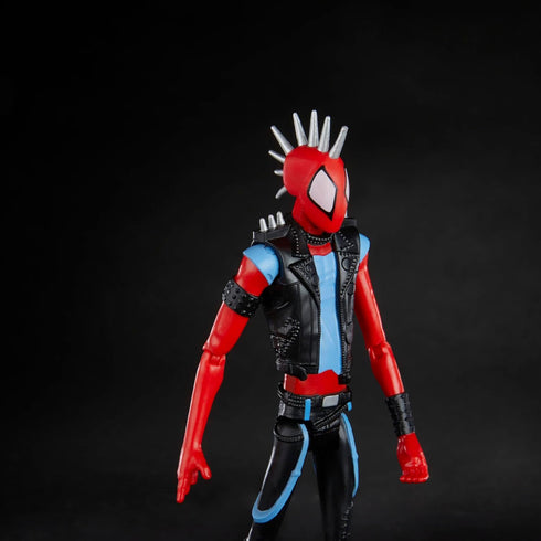 Spider-Man Marvel : Across The Spider-Verse Spider-Punk Toy, 6-Inch-Scale Action Figure with Guitar Accessory, for Kids Ages 4 and Up...