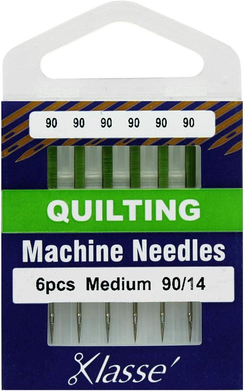 Klasse Quilting Needles, Size 90/14, 1 Pack, 6pcs, AA5106.090...