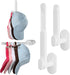 2 Packs Hat Racks Organizers for Baseball Caps, Hat Holder Storage on Closet Wall,Hat Hanger for Closet,Hat Hooks Can Hold More Than 15 Hats(White...