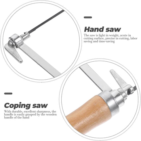 1 Set Engraving Saw Japanese Hand Saw Hand Tools Japanese Saw Hand Saw Scroll Saw Table Saws for Woodworking Bow Saw Woodworking Tools Coping Saw ...