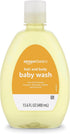 Amazon Basics Tear-Free Baby Hair and Body Wash, Lightly scented, 13.6 Fluid Ounce, 1-Pack...