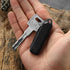 G10 Small Pocket Knife For Men, Extremely Sharp D2 Steel Keychain EDC Blade, Multifunction Mini Package Opener Little Knife, Portable Lightweight ...