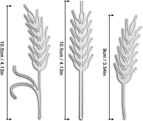 Straw Metal Cutting Dies, Flower Leaves Die Cuts for Scrapbooking DIY Album Card Making Decor Embossing Stencils Paper Craft Die Cuts Party Decora...