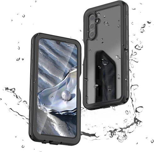 Mangix for Galaxy A14 5G Phone Case,IP68 Waterproof Dustproof Shockproof Case with Built-in Screen Protector, Full Body Rugged Protective Clear Co...