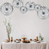 Hanging Paper Fans Party Set, Silver Round Pattern Paper Garlands Decoration for Birthday Baby Shower Graduation Retirement, Set of 6...