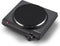 Elite Gourmet ESB-301BF Countertop Single Cast Iron Burner, 1000 Watts Electric Hot Plate, Temperature Controls, Power Indicator Lights, Easy to C...